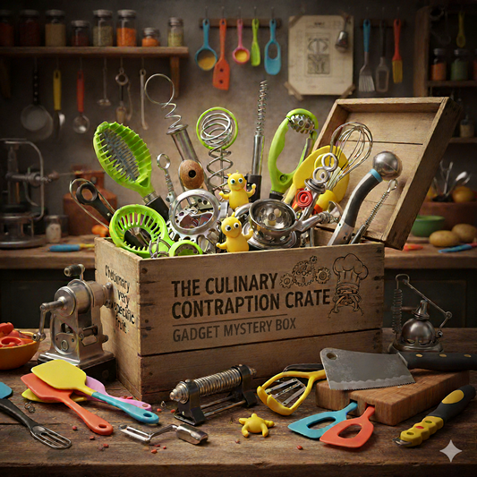 The Culinary Contraption Crate! 🍳 Mystery Box of Kitchen Gadgets & Gizmos!!