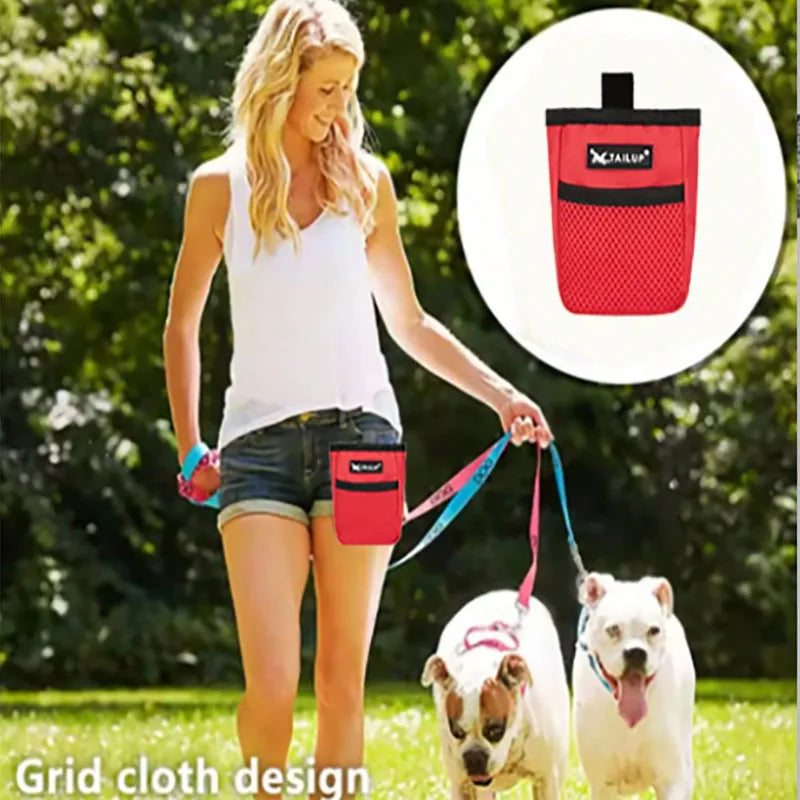 Dog Training Treat Pouch - Hands-Free Waist Bag for Obedience & Agility Training